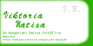 viktoria matisa business card